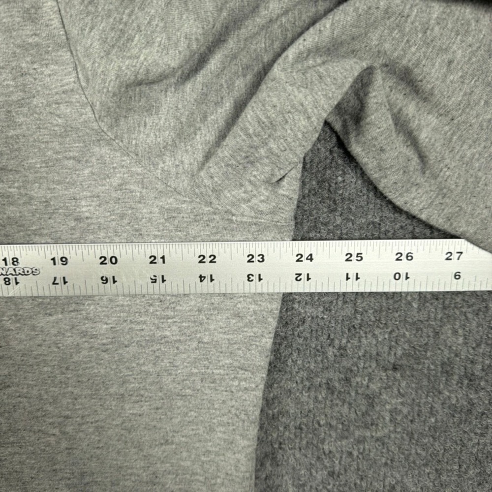 Life is Good Crusher Tee Womens Size‎ XL Gray Chocolate Quote Long Sleeve V-Neck - Picture 9 of 14